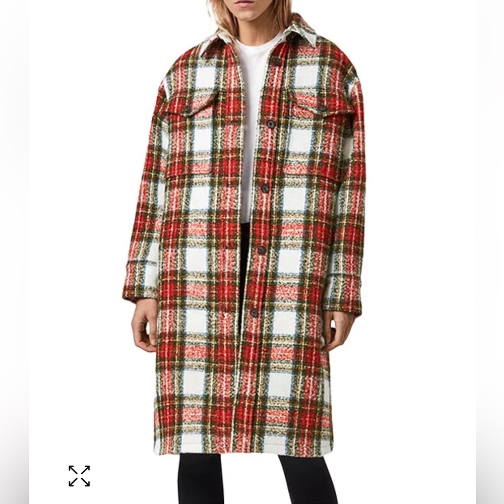 ALLSAINTS Nia Check Coat